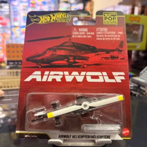 Hot Wheels Premium de la serie Pop Culture que representa el helicóptero Airwolf