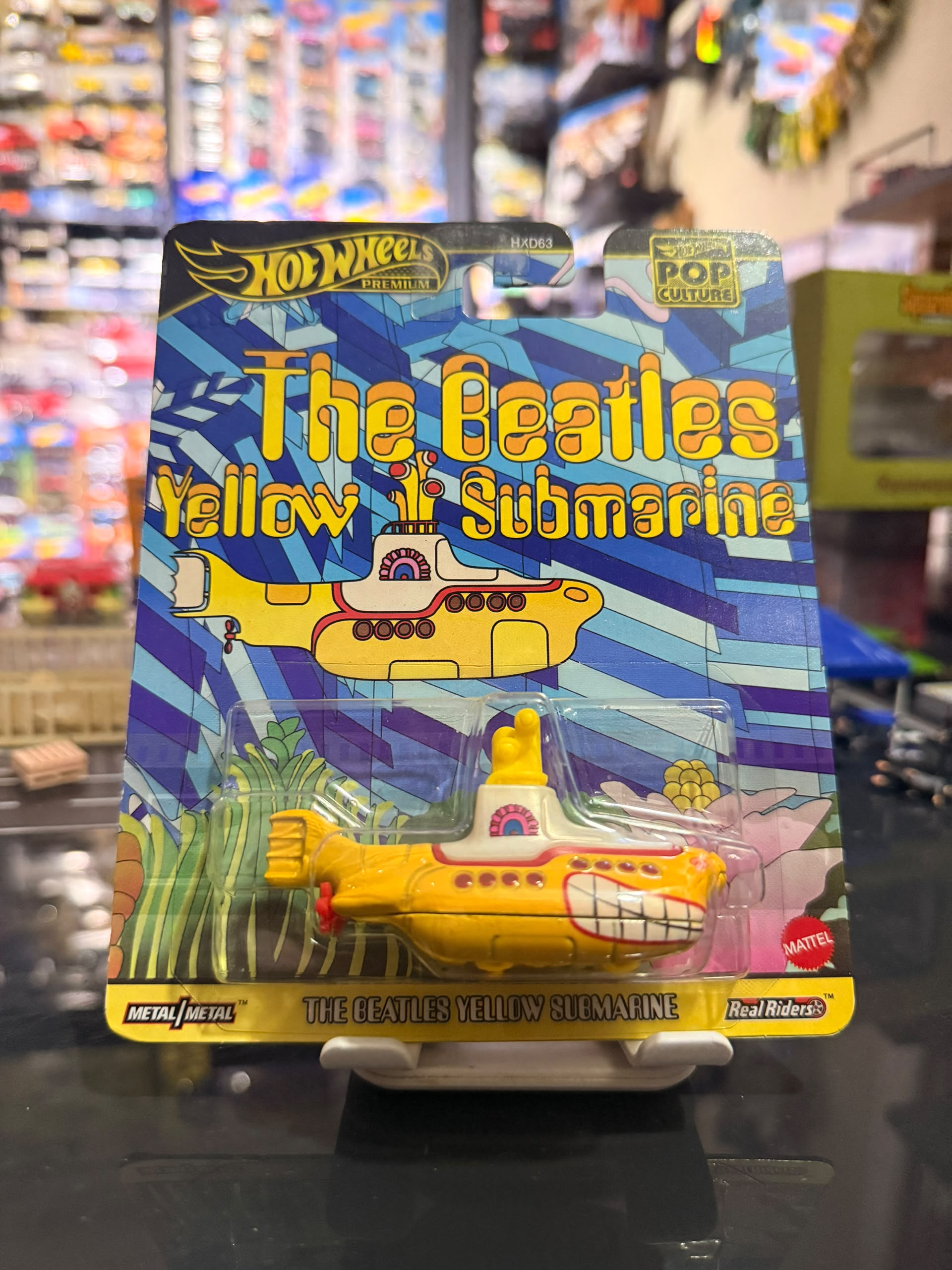 Hot Wheels Premium Pop Culture conmemorativo de la película «Yellow Submarine» de The Beatles